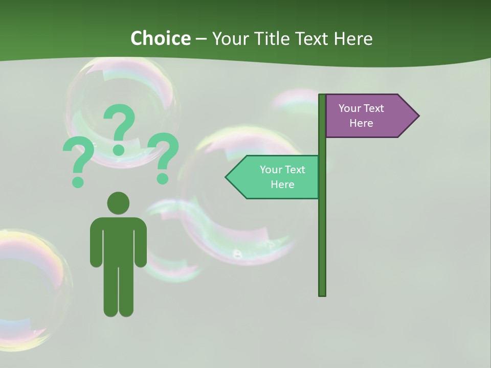 Midair Childhood Reflection PowerPoint Template