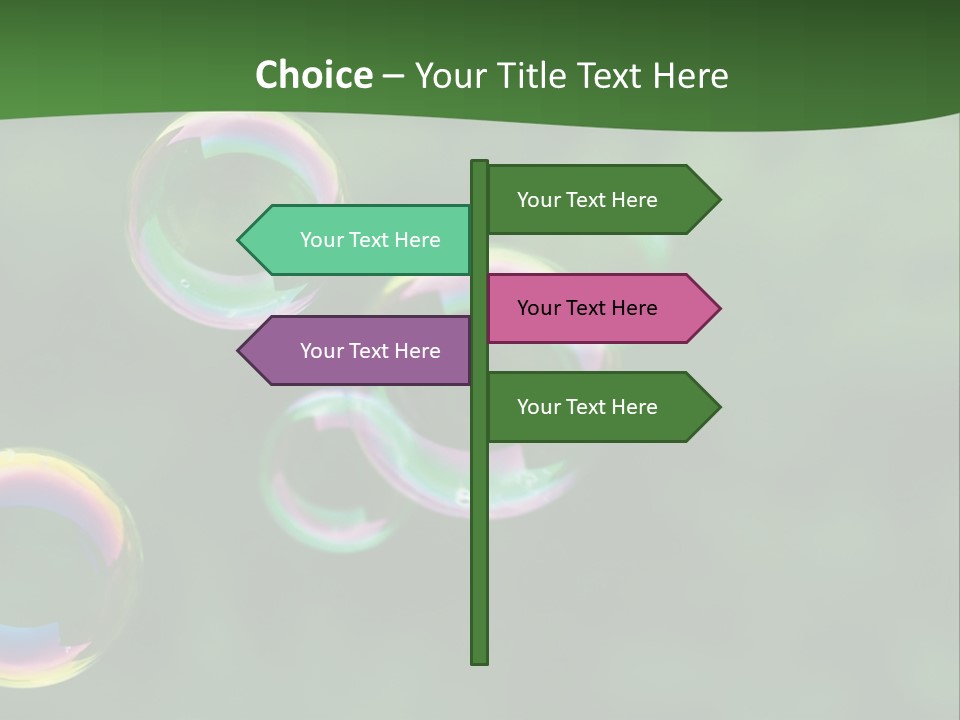 Midair Childhood Reflection PowerPoint Template
