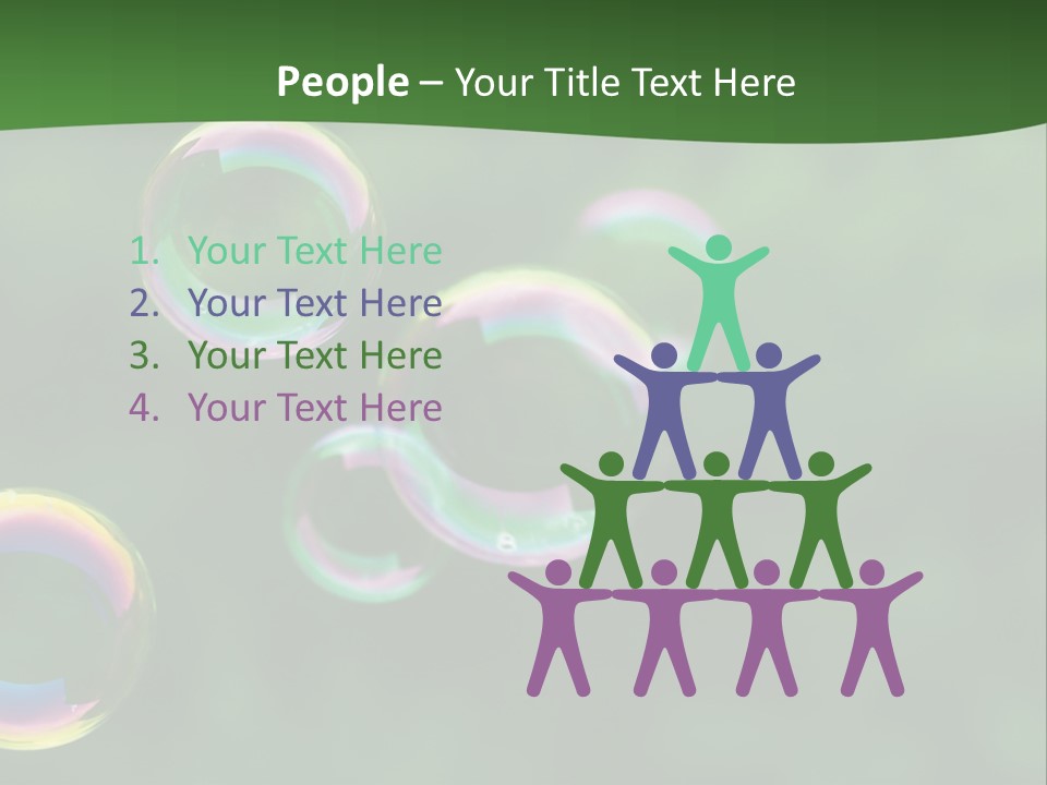 Midair Childhood Reflection PowerPoint Template