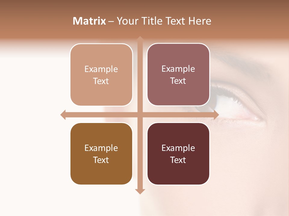 Eyelid Skin Healthy PowerPoint Template