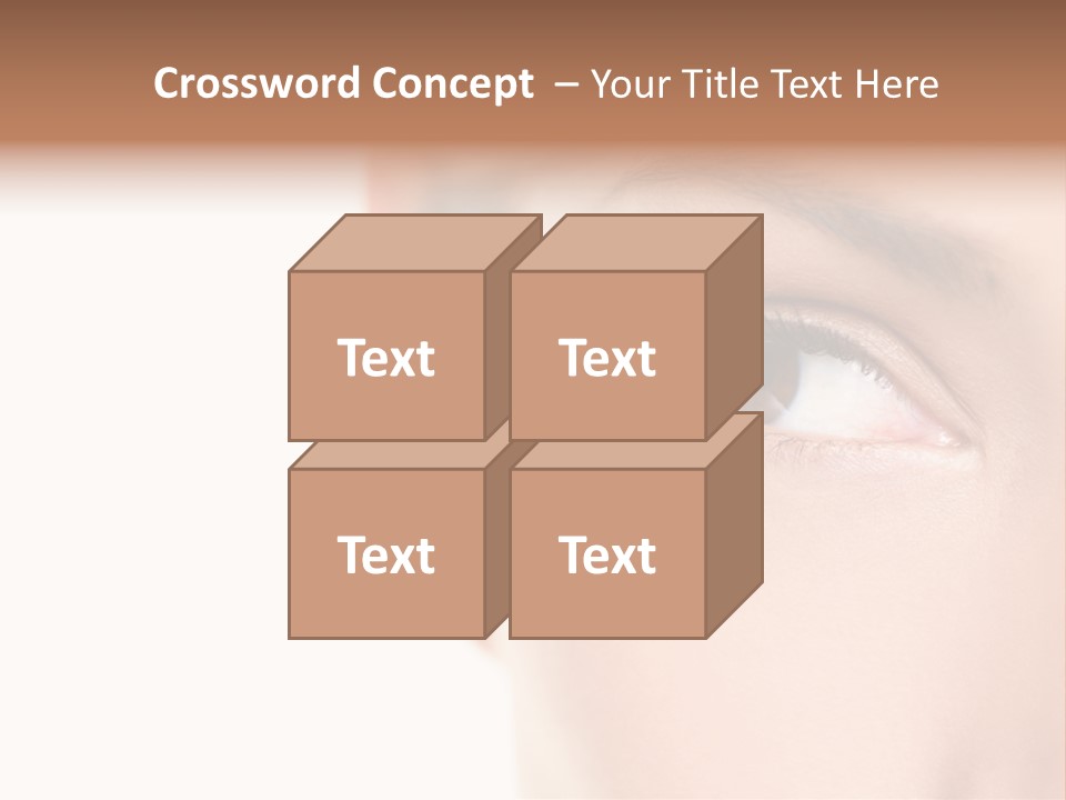 Eyelid Skin Healthy PowerPoint Template