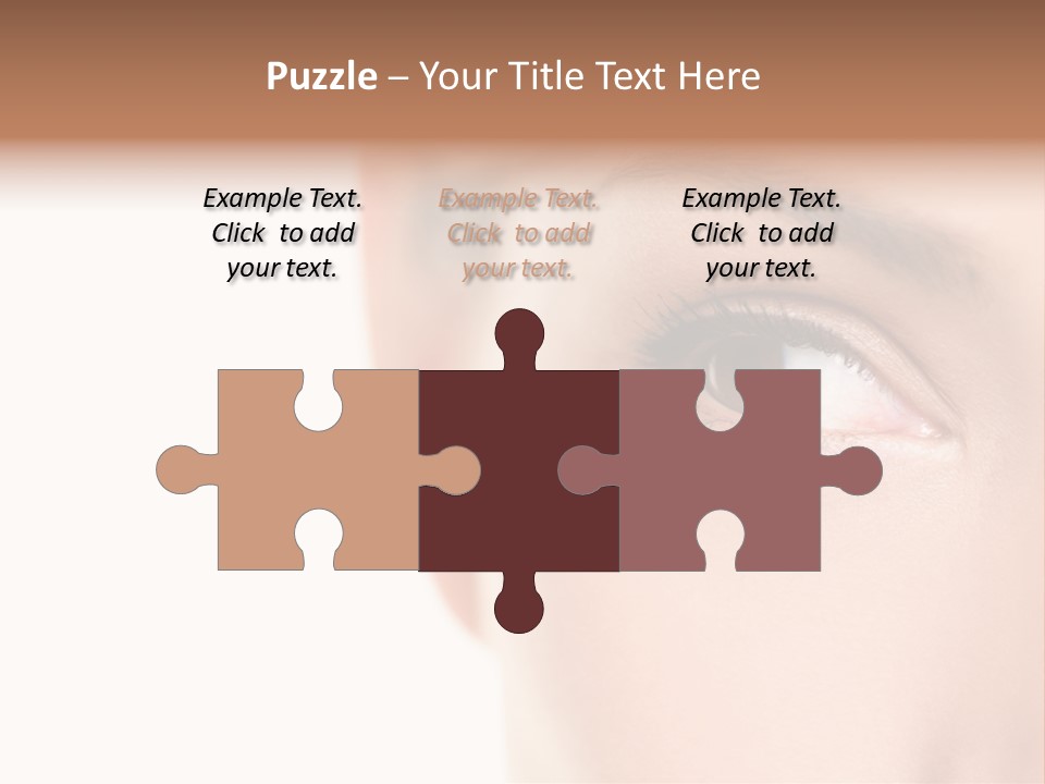 Eyelid Skin Healthy PowerPoint Template