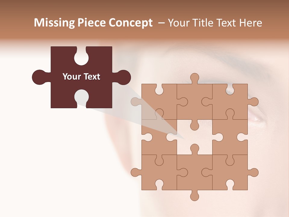 Eyelid Skin Healthy PowerPoint Template