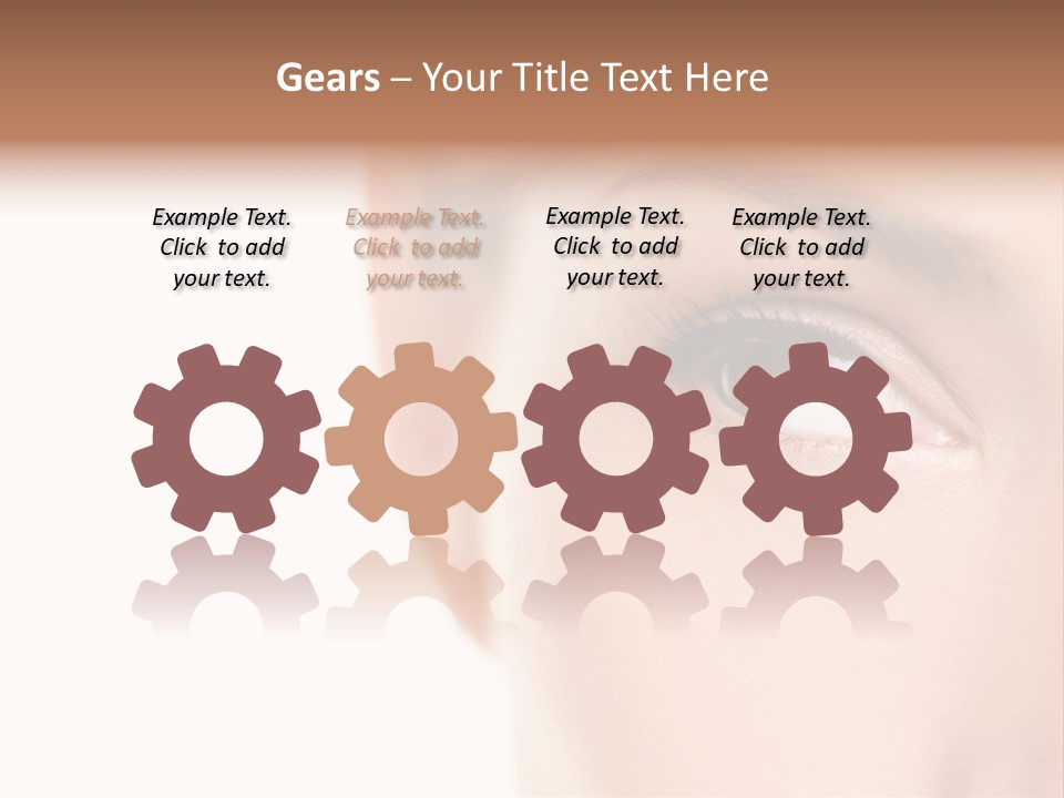 Eyelid Skin Healthy PowerPoint Template