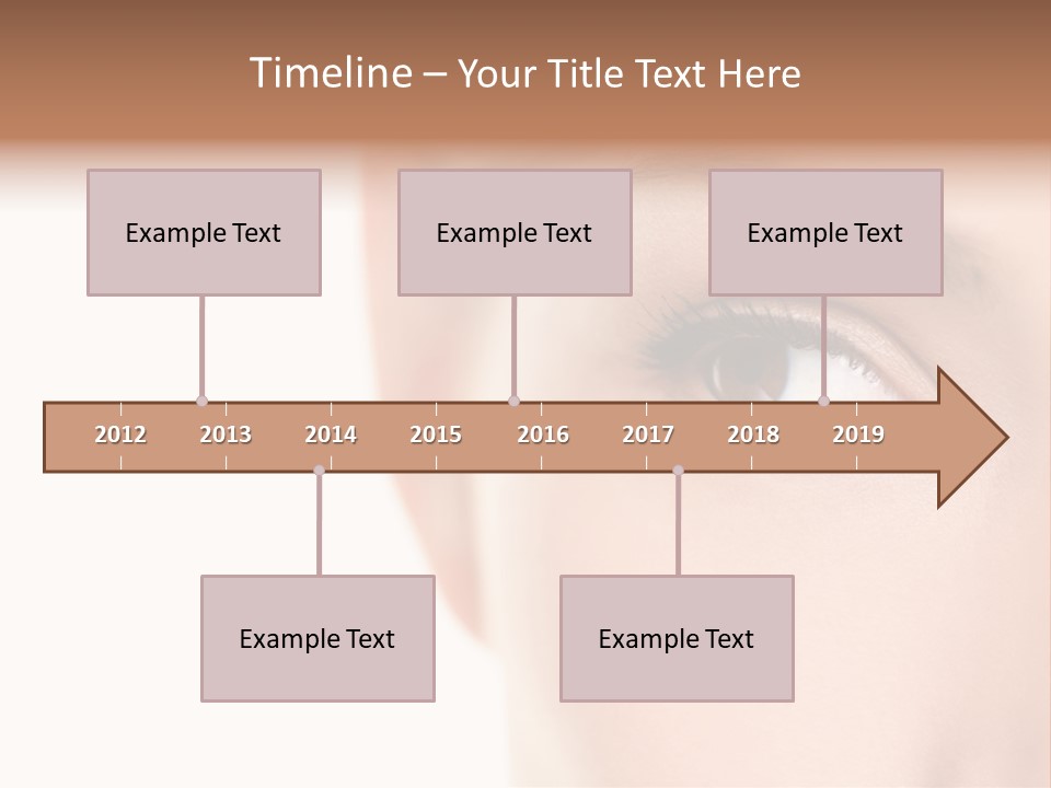 Eyelid Skin Healthy PowerPoint Template
