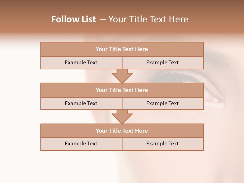 Eyelid Skin Healthy PowerPoint Template