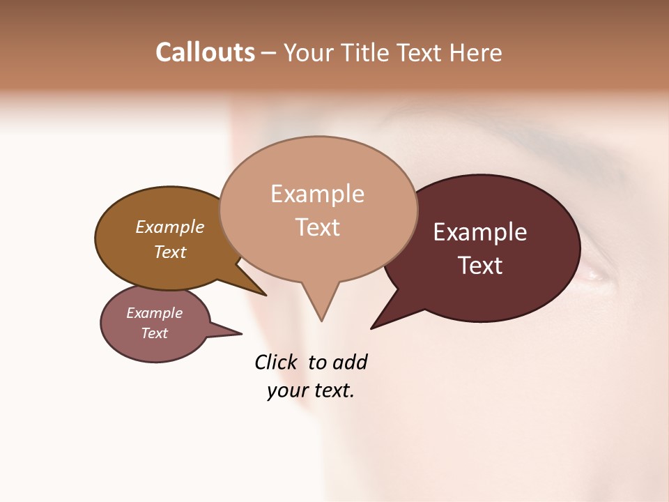 Eyelid Skin Healthy PowerPoint Template