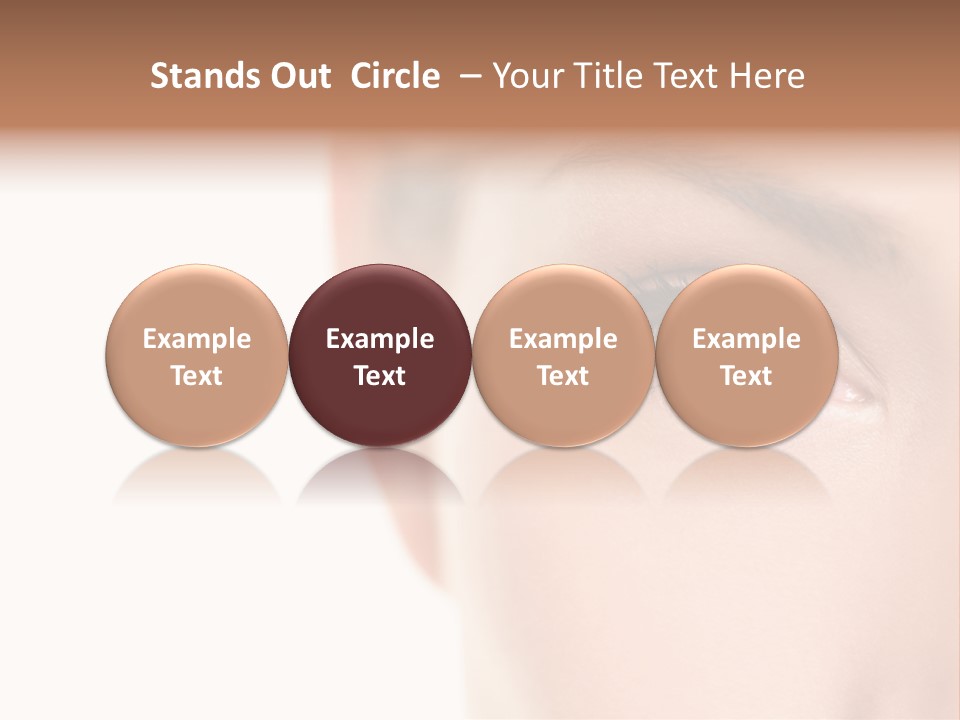 Eyelid Skin Healthy PowerPoint Template