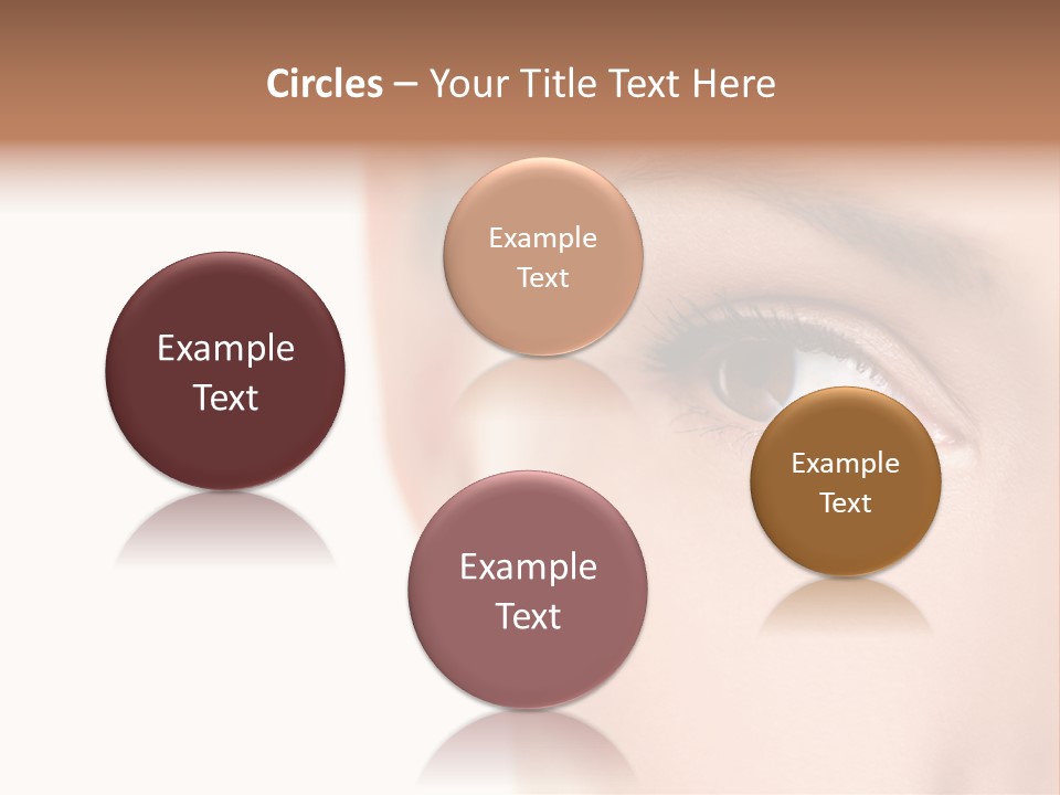 Eyelid Skin Healthy PowerPoint Template