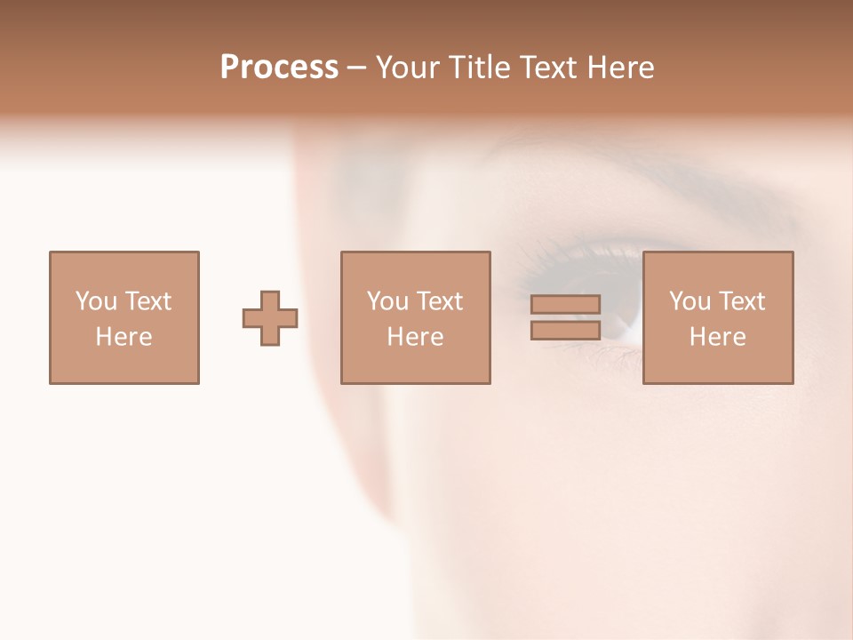 Eyelid Skin Healthy PowerPoint Template