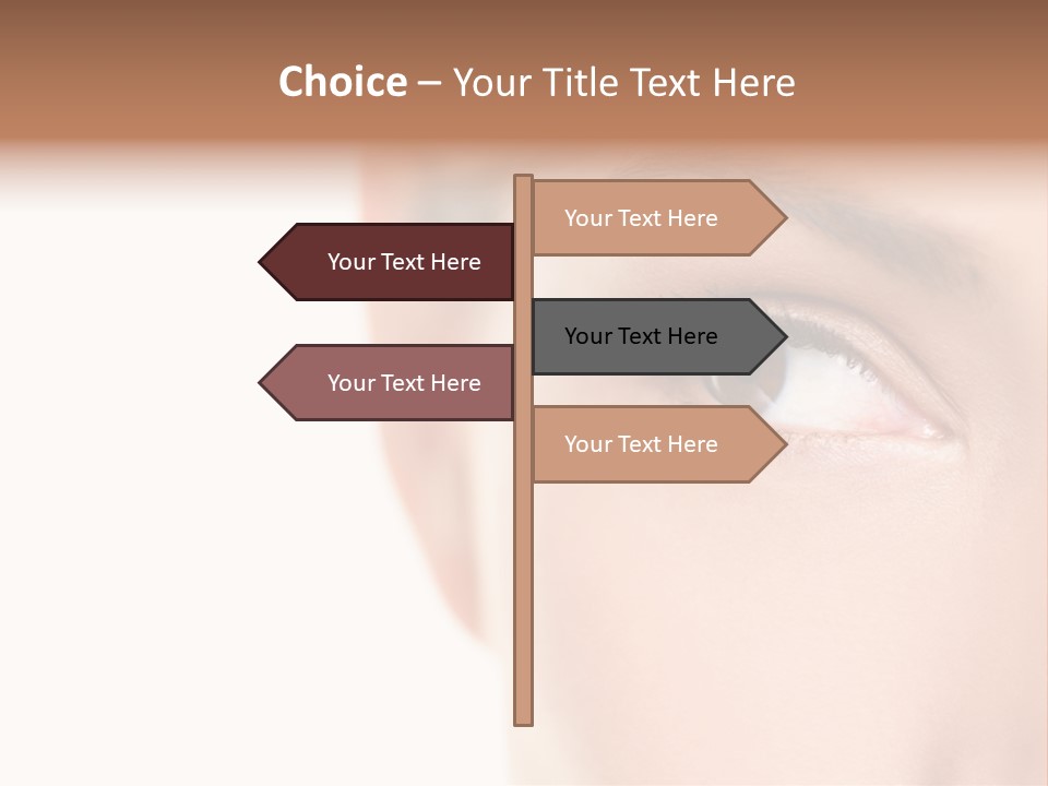 Eyelid Skin Healthy PowerPoint Template