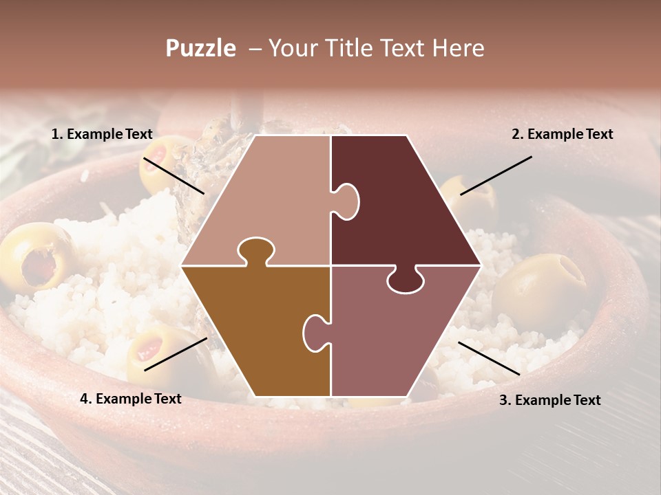 Oriental Lamb Dishware PowerPoint Template