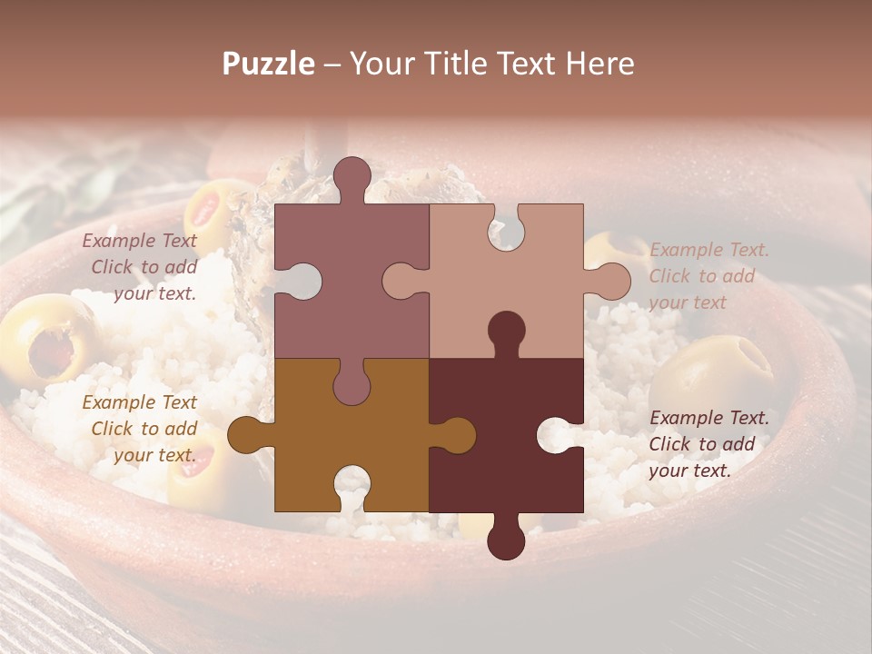 Oriental Lamb Dishware PowerPoint Template