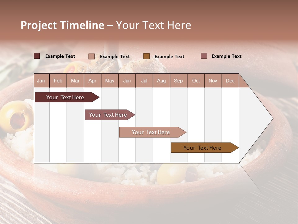Oriental Lamb Dishware PowerPoint Template