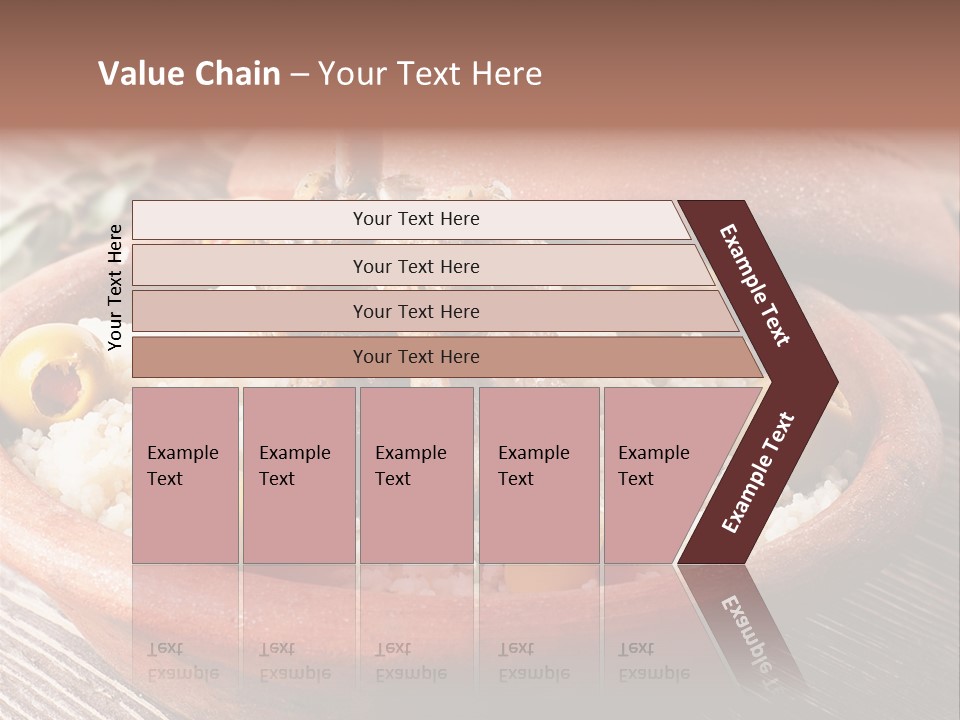 Oriental Lamb Dishware PowerPoint Template
