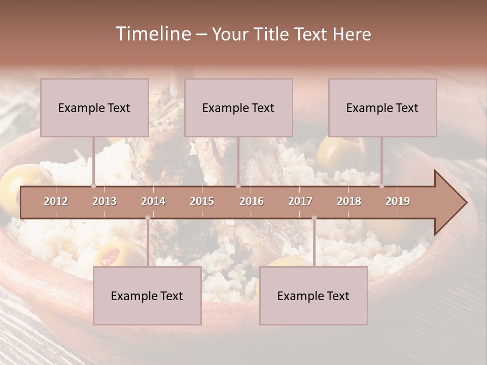 Oriental Lamb Dishware PowerPoint Template