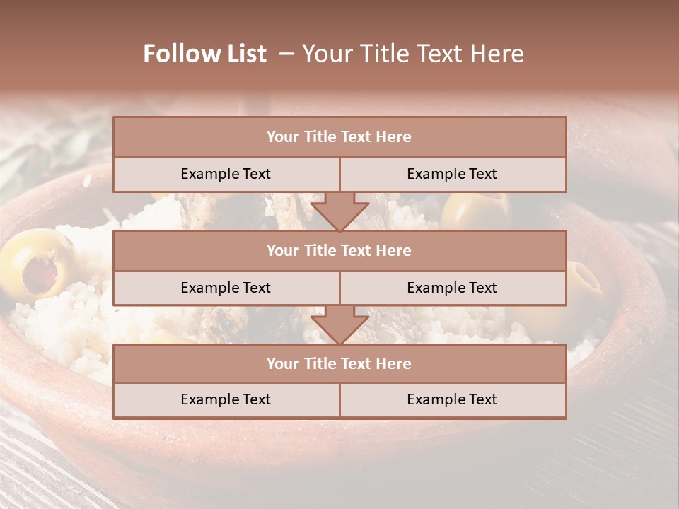 Oriental Lamb Dishware PowerPoint Template