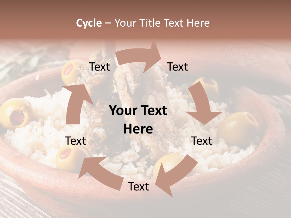 Oriental Lamb Dishware PowerPoint Template