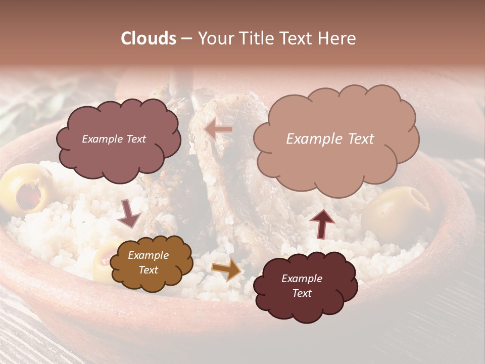 Oriental Lamb Dishware PowerPoint Template