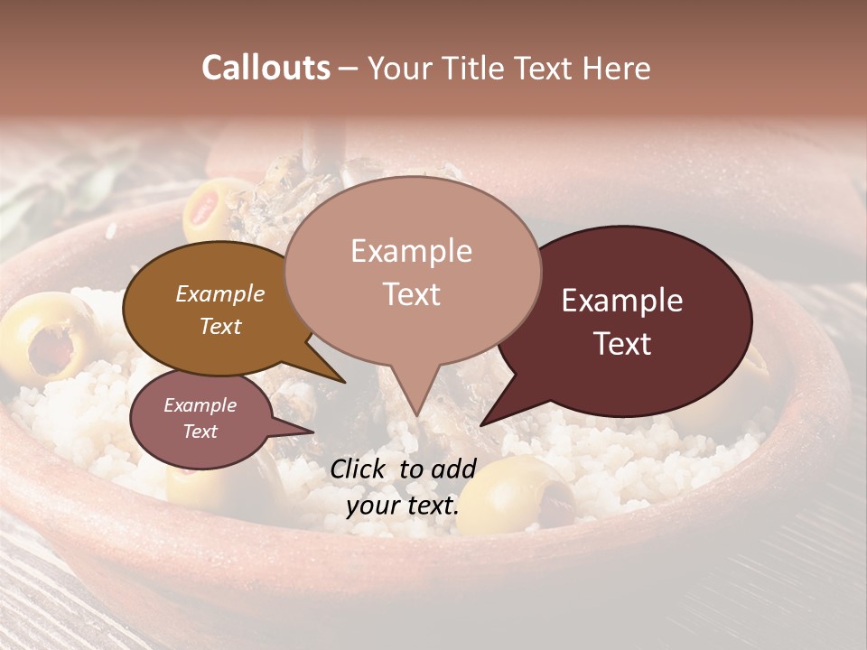 Oriental Lamb Dishware PowerPoint Template