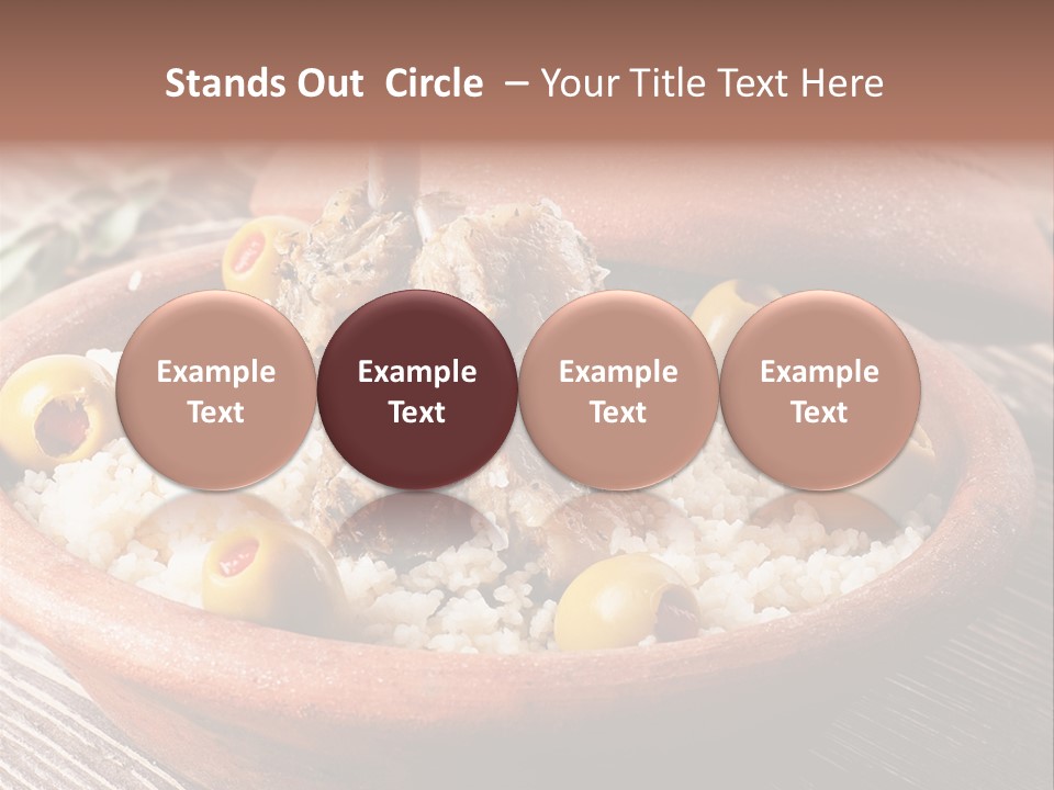 Oriental Lamb Dishware PowerPoint Template