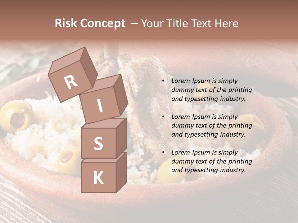 Oriental Lamb Dishware PowerPoint Template