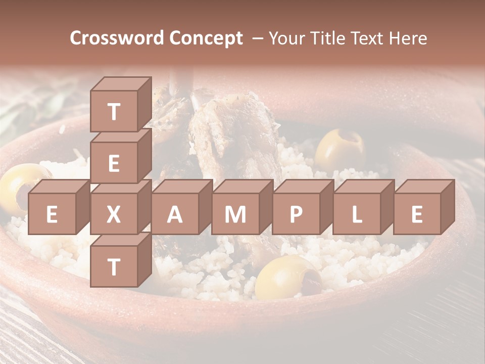 Oriental Lamb Dishware PowerPoint Template