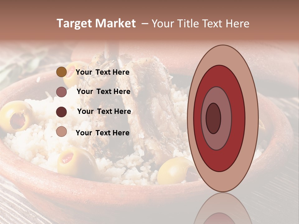 Oriental Lamb Dishware PowerPoint Template