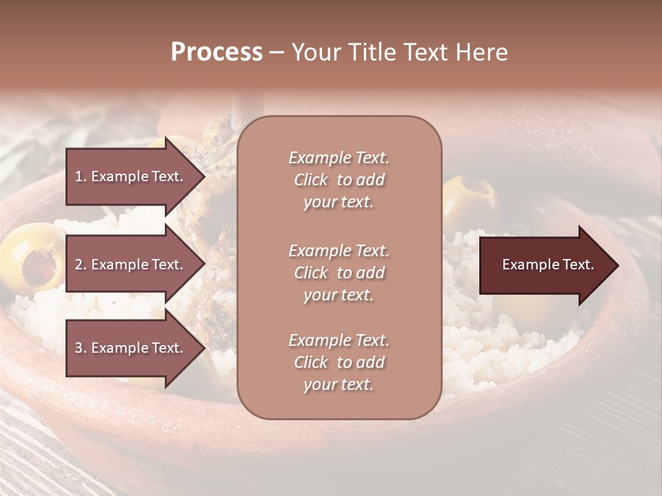 Oriental Lamb Dishware PowerPoint Template