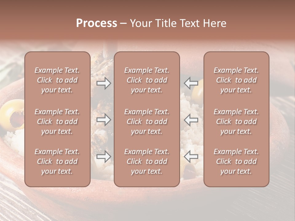 Oriental Lamb Dishware PowerPoint Template