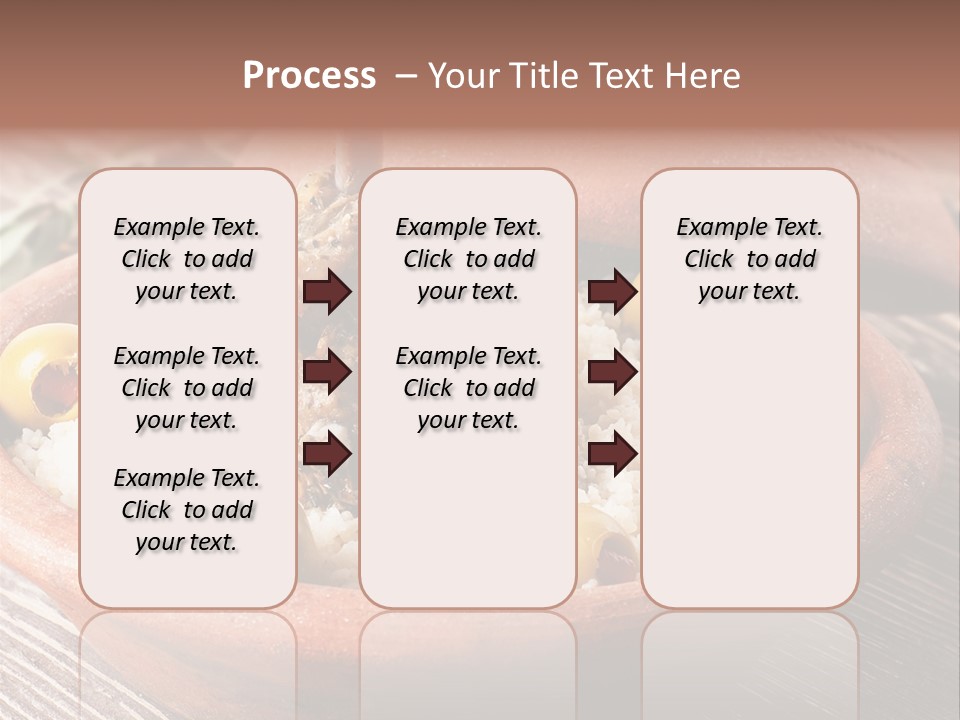 Oriental Lamb Dishware PowerPoint Template