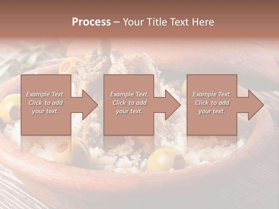 Oriental Lamb Dishware PowerPoint Template