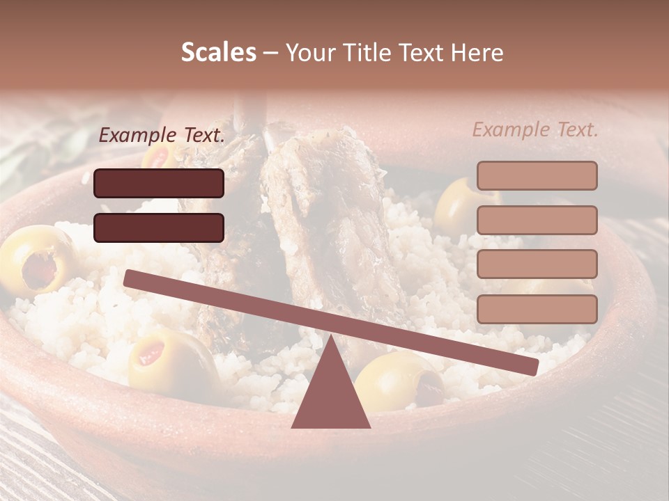 Oriental Lamb Dishware PowerPoint Template
