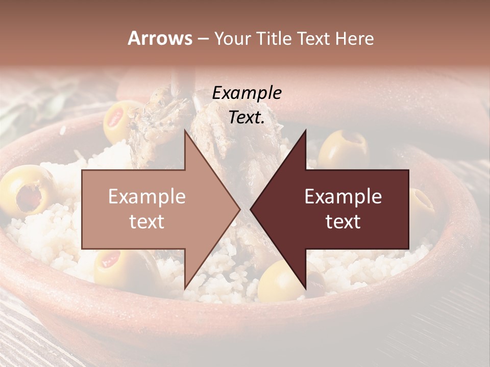Oriental Lamb Dishware PowerPoint Template