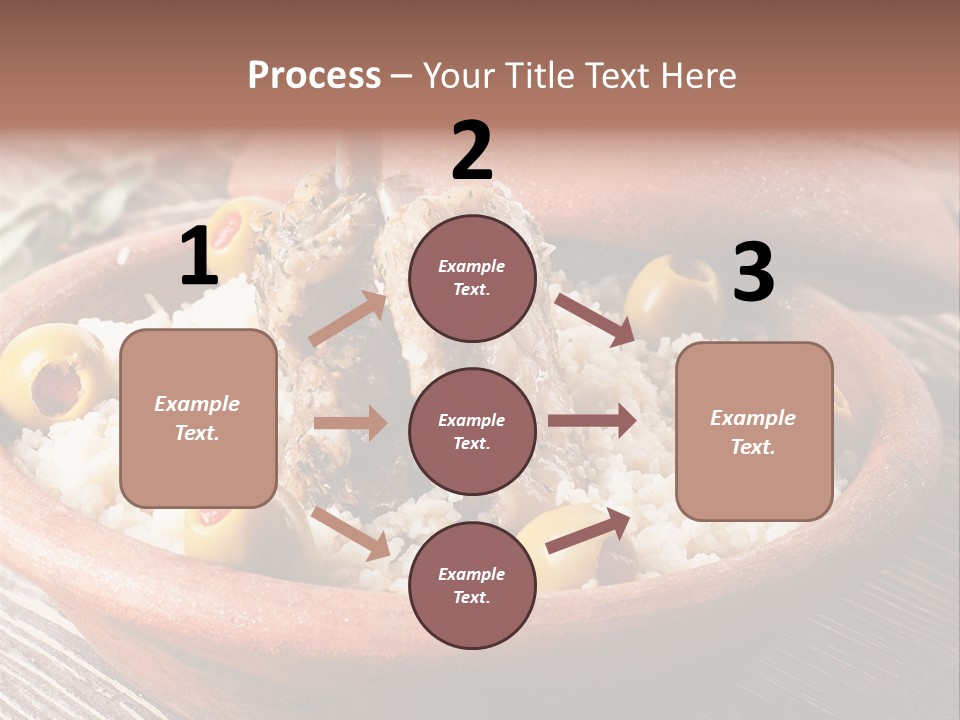Oriental Lamb Dishware PowerPoint Template