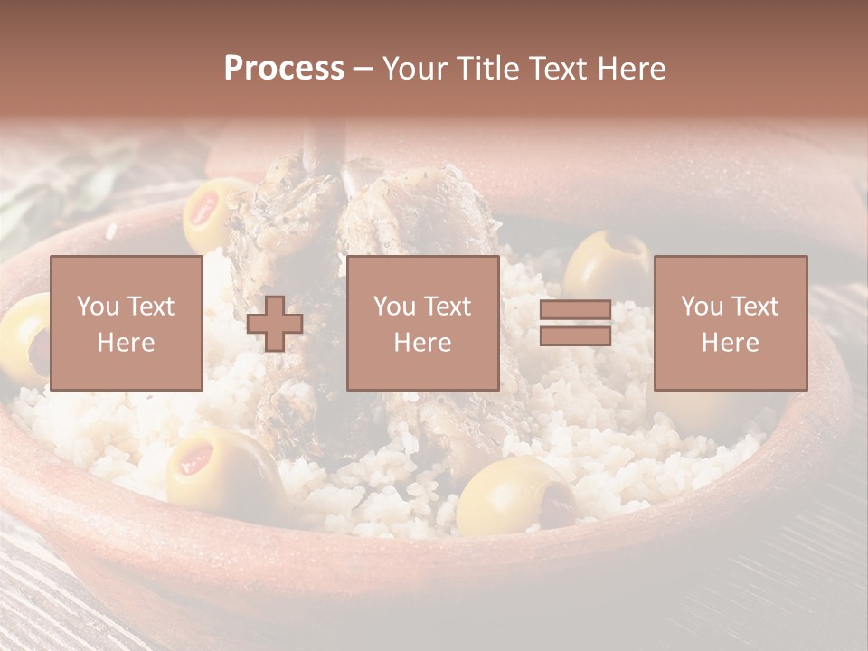 Oriental Lamb Dishware PowerPoint Template