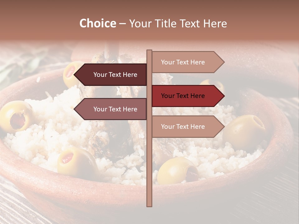 Oriental Lamb Dishware PowerPoint Template
