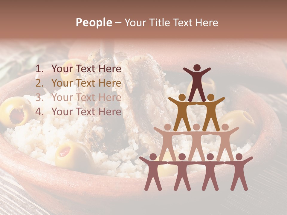 Oriental Lamb Dishware PowerPoint Template