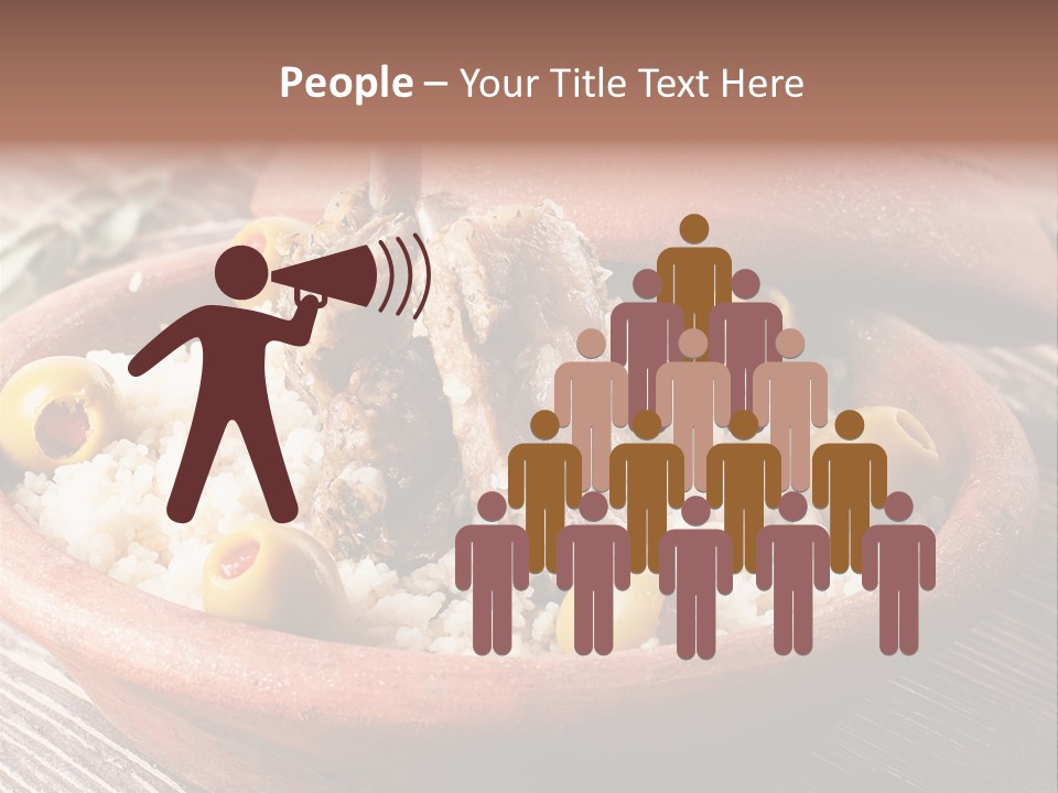 Oriental Lamb Dishware PowerPoint Template