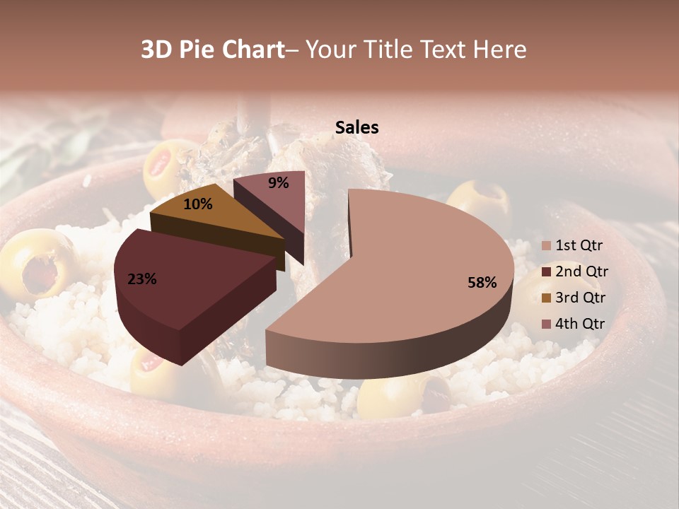 Oriental Lamb Dishware PowerPoint Template