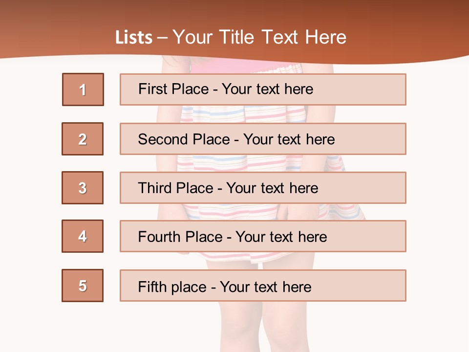Portrait Red One PowerPoint Template