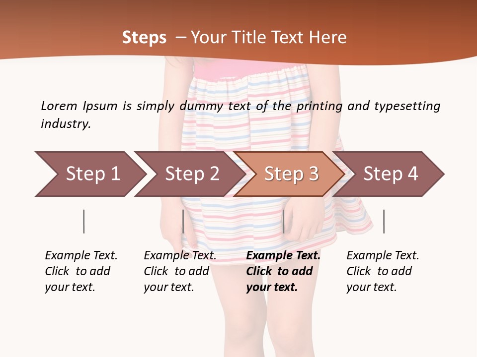 Portrait Red One PowerPoint Template
