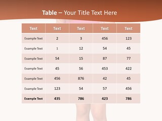 Portrait Red One PowerPoint Template