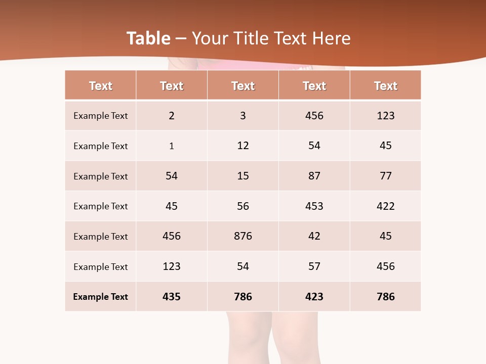 Portrait Red One PowerPoint Template