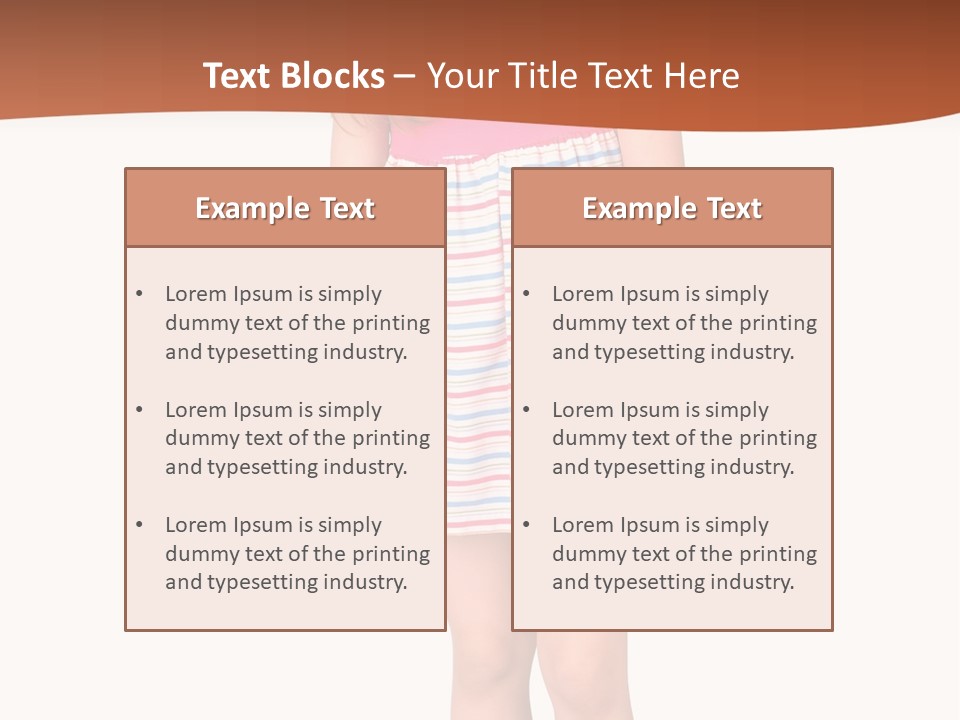 Portrait Red One PowerPoint Template