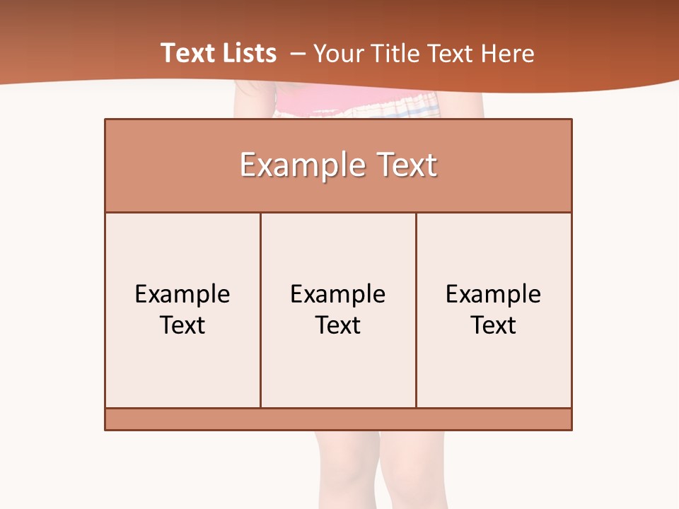 Portrait Red One PowerPoint Template