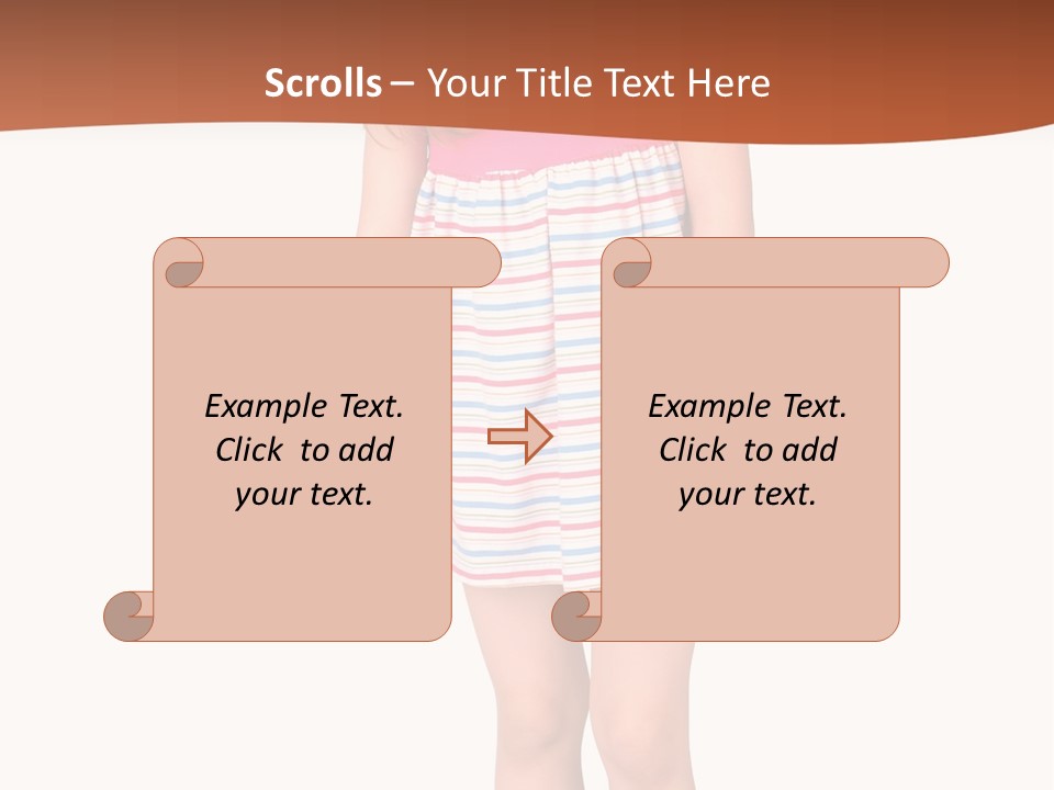 Portrait Red One PowerPoint Template