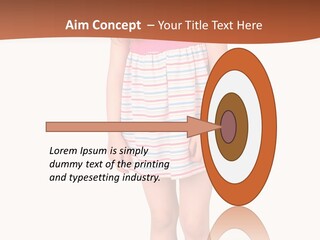 Portrait Red One PowerPoint Template