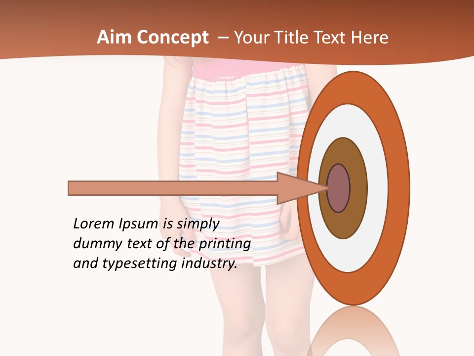 Portrait Red One PowerPoint Template