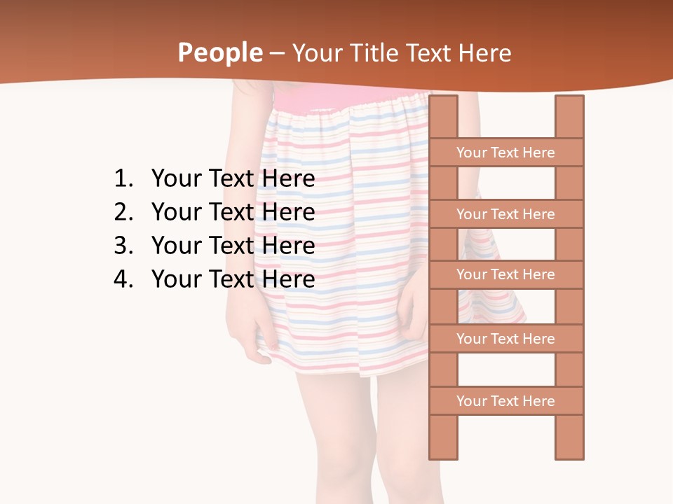 Portrait Red One PowerPoint Template